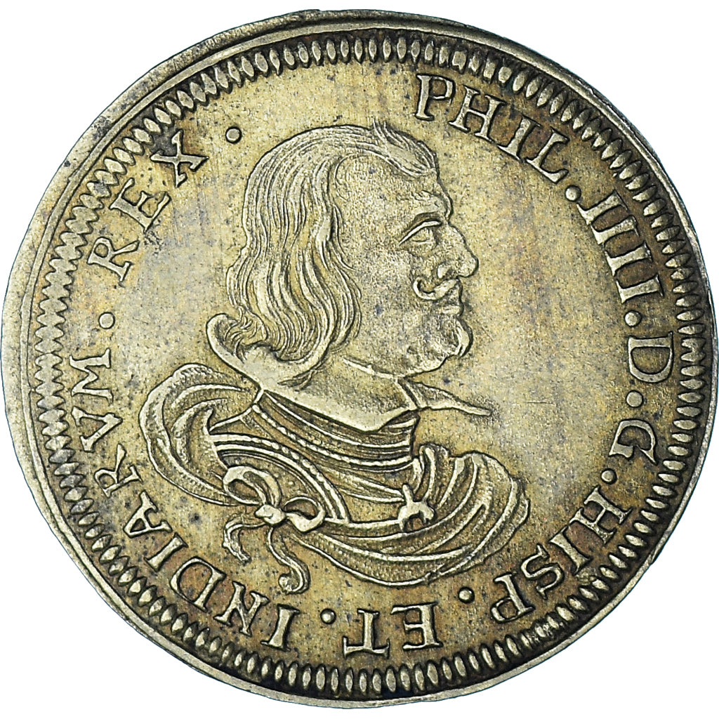 Pays-Bas espagnols, Rechenpfennig, Philippe IV, TTB+, Laiton