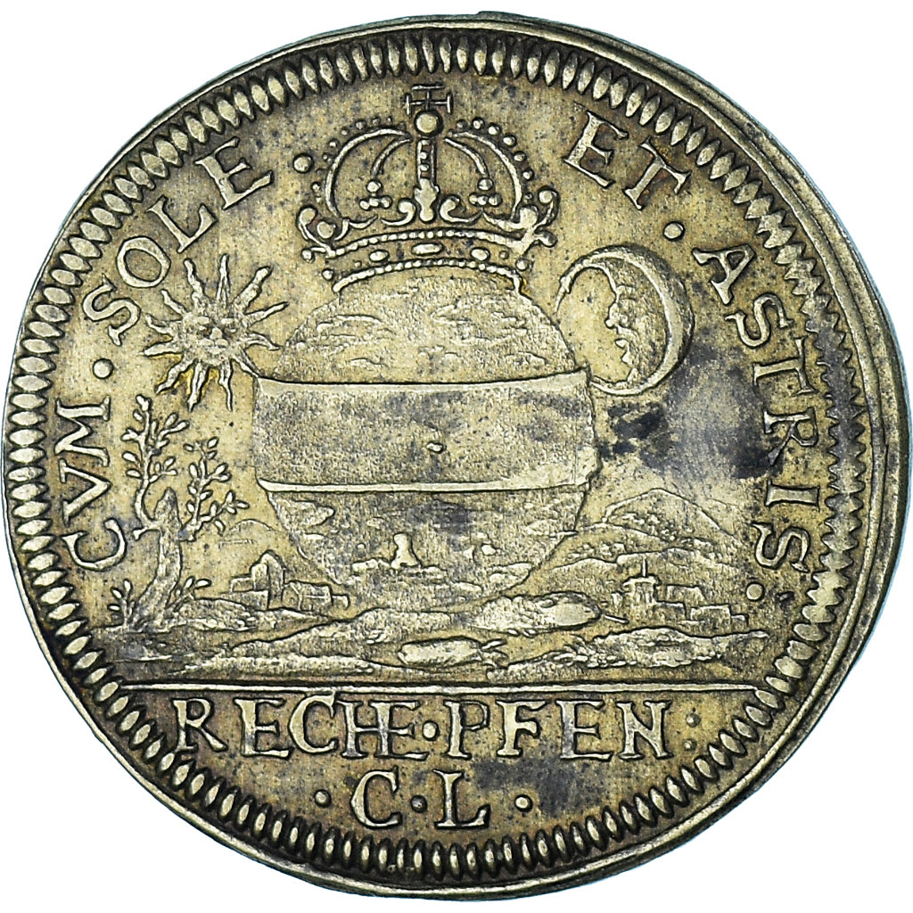 Pays-Bas espagnols, Rechenpfennig, Philippe IV, TTB+, Laiton