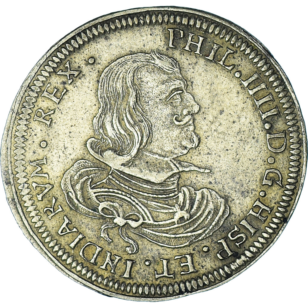 Pays-Bas espagnols, Rechenpfennig, Philippe IV, TTB+, Laiton