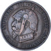 Coin, France, Napoleon III, 5 Centimes, 1870, Paris, Satirique, AU(50-53)