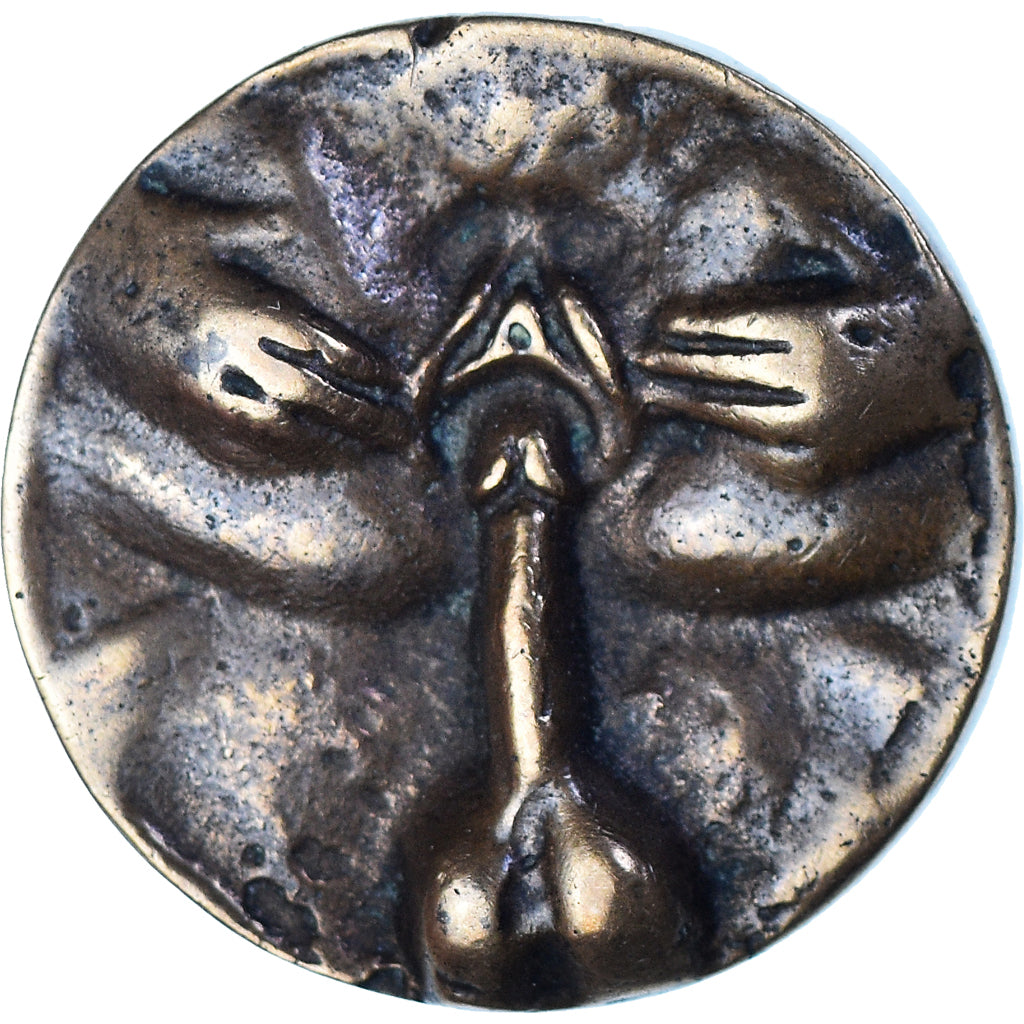 Francja, medal, Napoléon III, Médaille érotique reprenant un module de 5