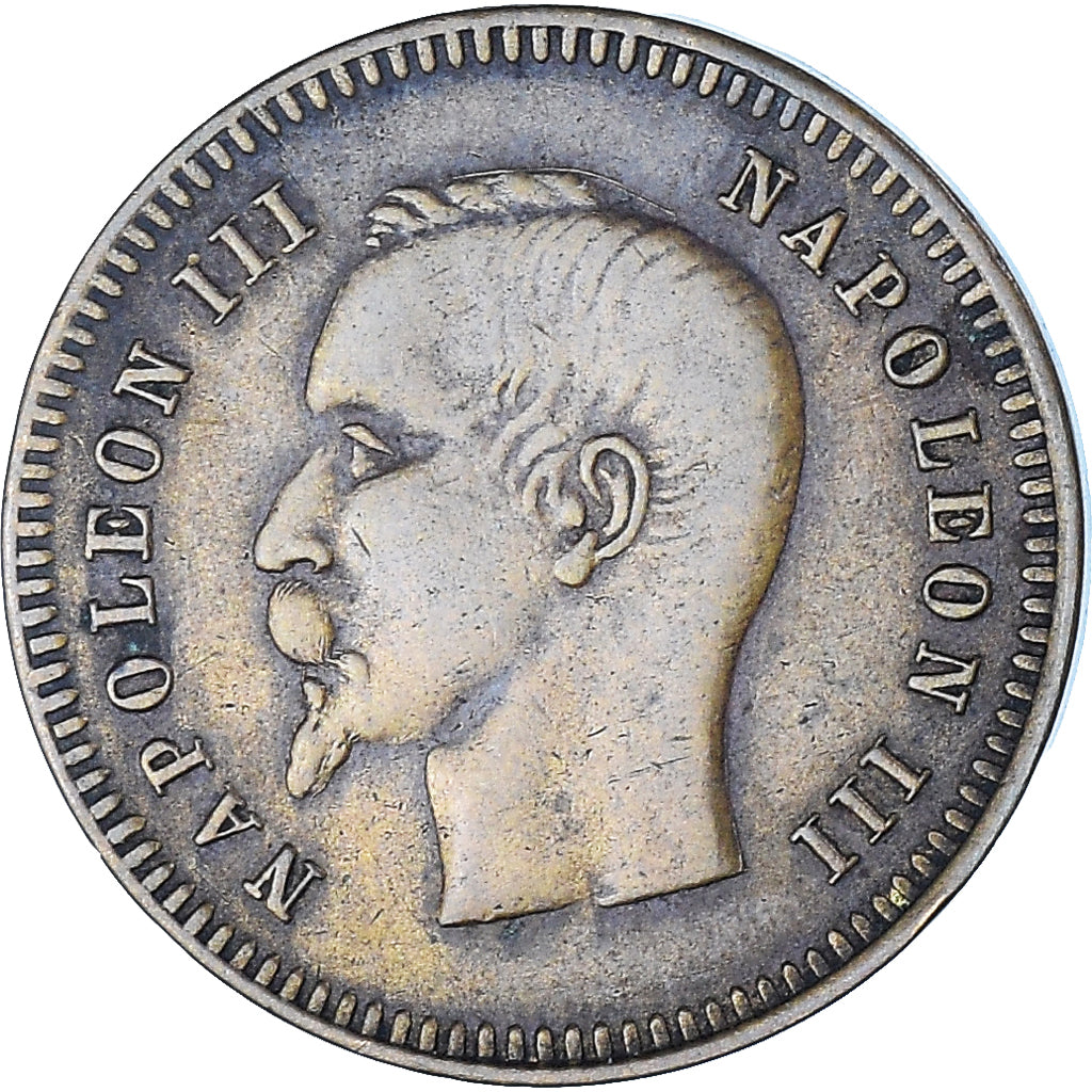 Frankrijk, Token, Napoléon III, Jeu, La Grotte au Million, ZF+, Tin