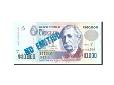 Banknote, Uruguay, 10,000 Nuevos Pesos, 1989, Undated, KM:68b, UNC(65-70)