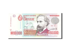 Banknote, Uruguay, 50,000 Nuevos Pesos, 1991, Undated, KM:70b, UNC(65-70)