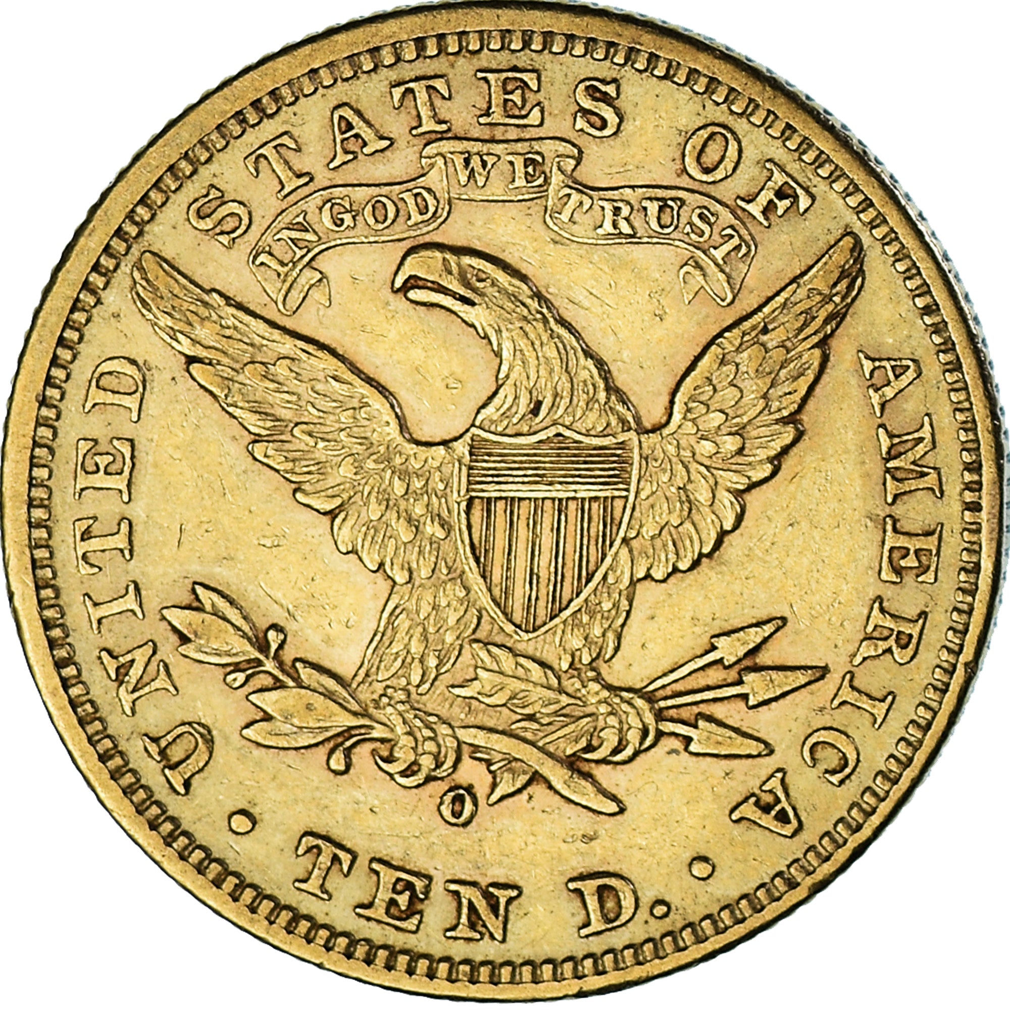Coin, United States, Coronet Head, $10, Eagle, 1903, U.S. Mint, New Orleans