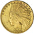 Moneta, USA, Indian Head, $10, Eagle, 1908, Philadelphia, MS(60-62), Złoto