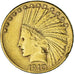 Coin, United States, Indian Head, $10, Eagle, 1910, U.S. Mint, San Francisco