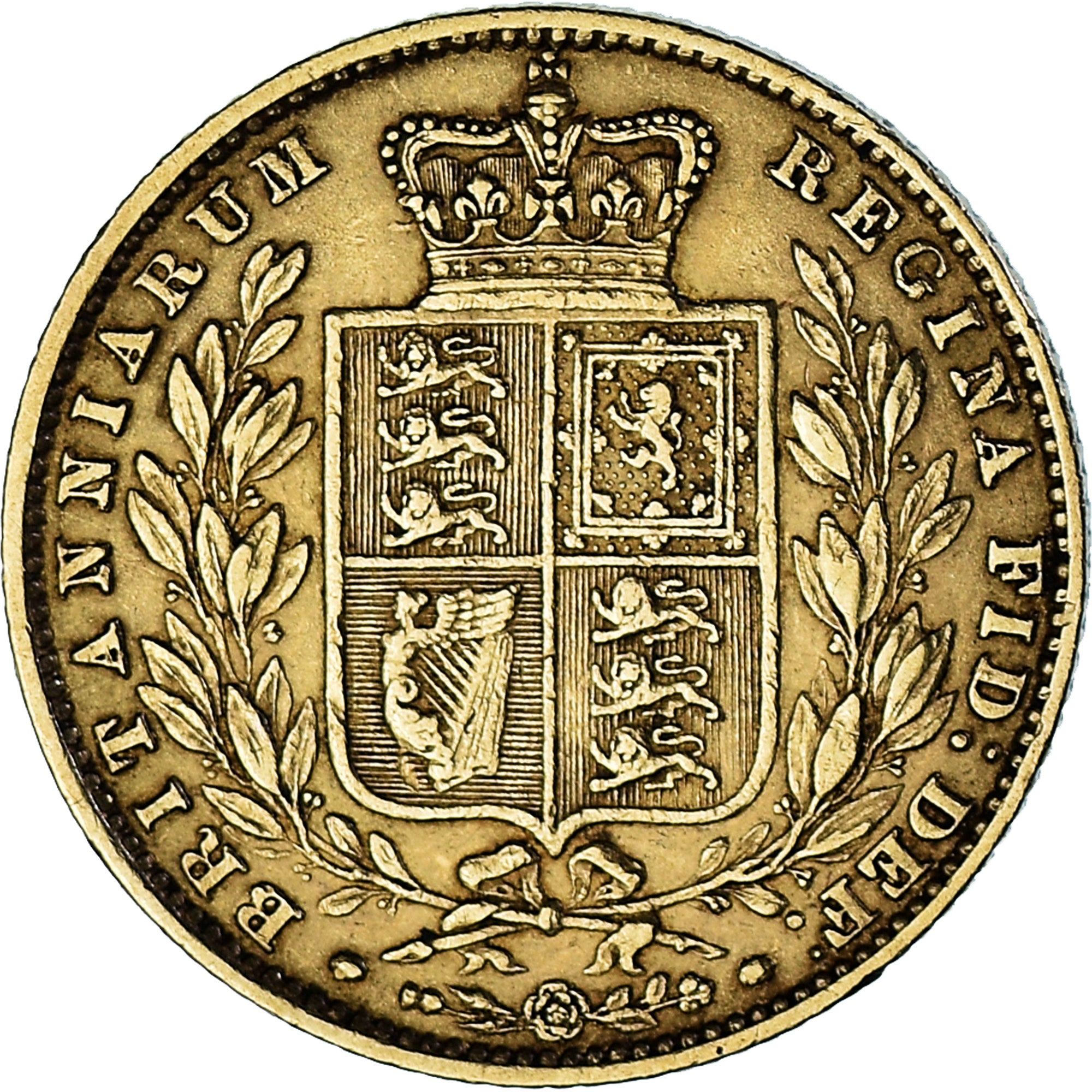 Coin, Great Britain, Victoria, Sovereign, 1862, EF(40-45), Gold, KM:736.1