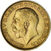 Coin, Great Britain, George V, Sovereign, 1911, AU(50-53), Gold, KM:820