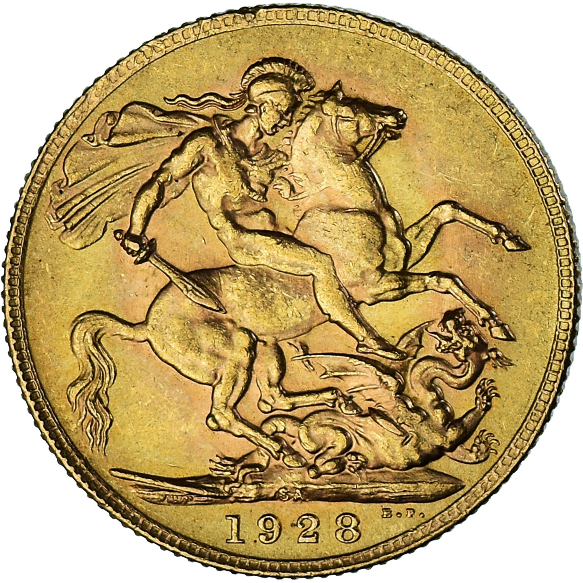 Moneta, Sudafrica, George V, Sovereign, 1928, Pretoria, SPL-, Oro, KM:21