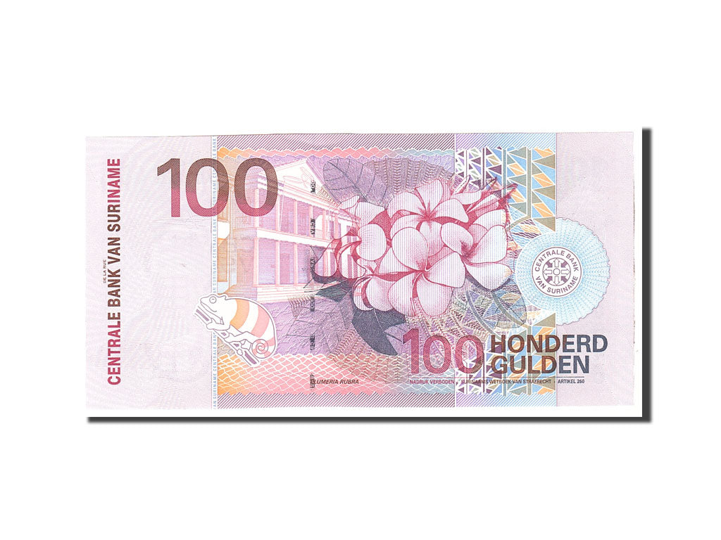Banknote, Suriname, 100 Gulden, 2000, 2000-01-01, KM:149, UNC(65-70)