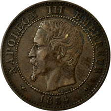 Monnaie, France, Napoleon III, Napoléon III, 2 Centimes, 1854, Strasbourg, TTB