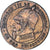 Moneda, Francia, Napoleon III, 5 Centimes, 1871, Satirique, EBC, Bronce