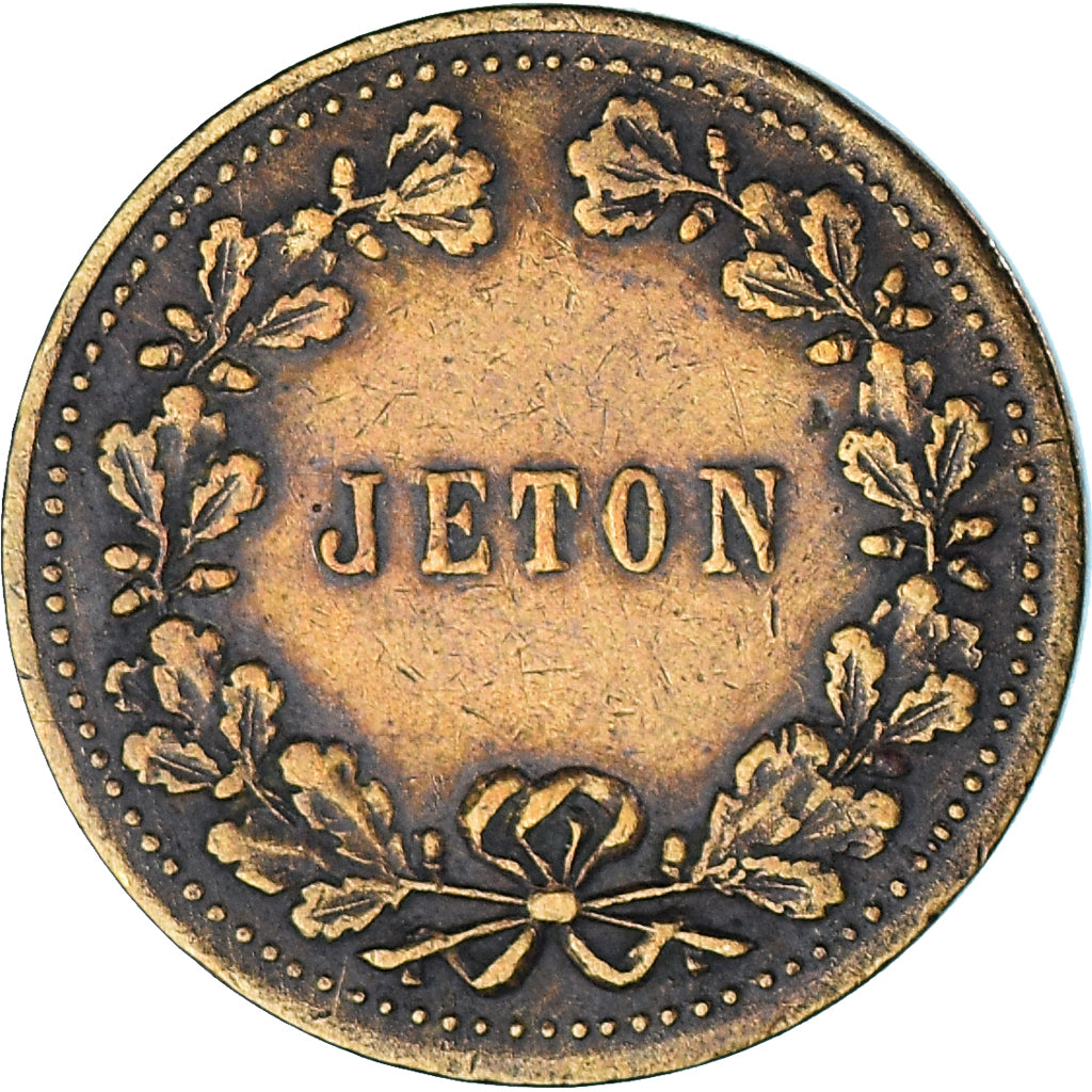 France, Medal, Jeton de jeu, Napoléon III, Kaiser d. Franzosen, History
