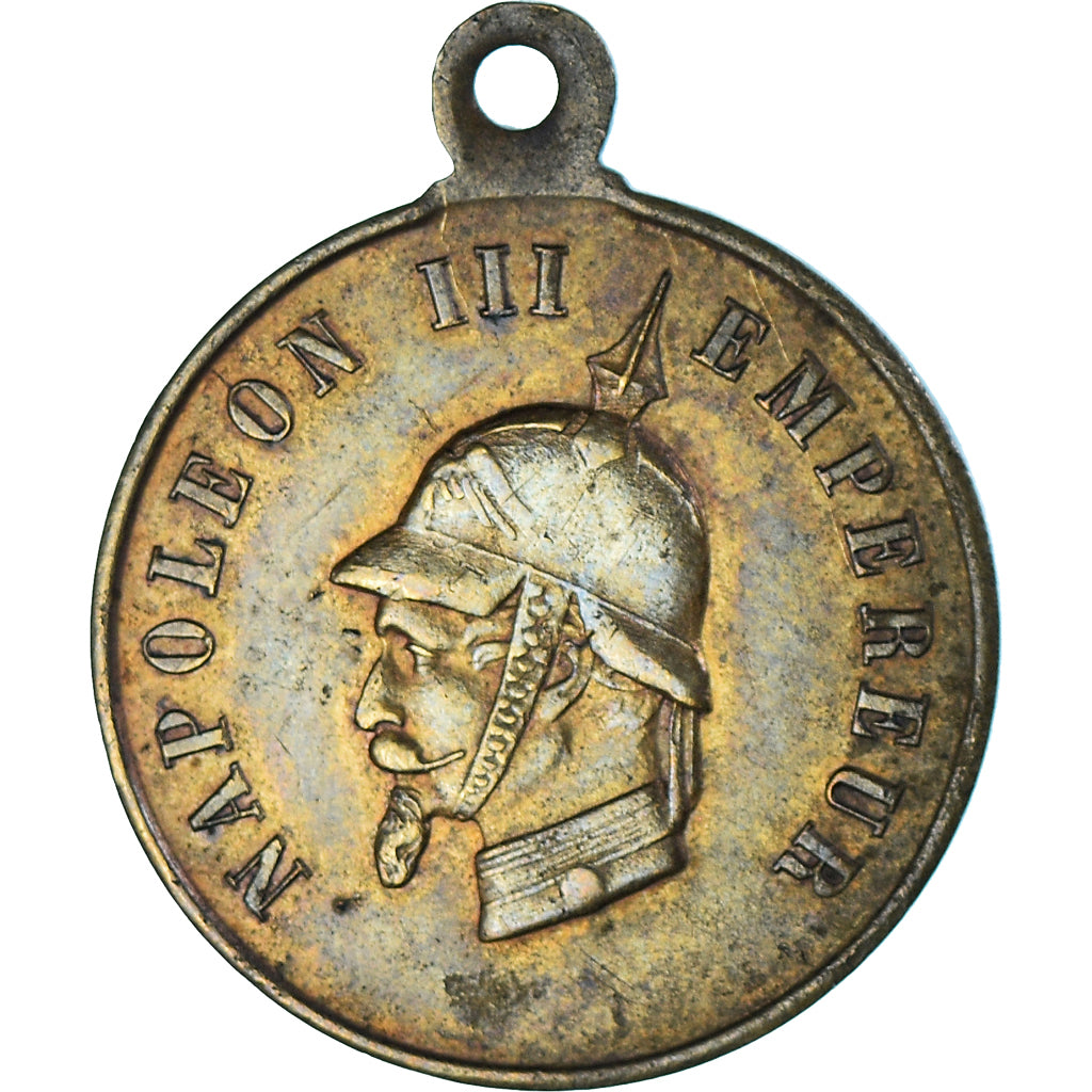 France, Medal, Napoléon III, Souvenir de Sedan, 80000 Prisonniers, History