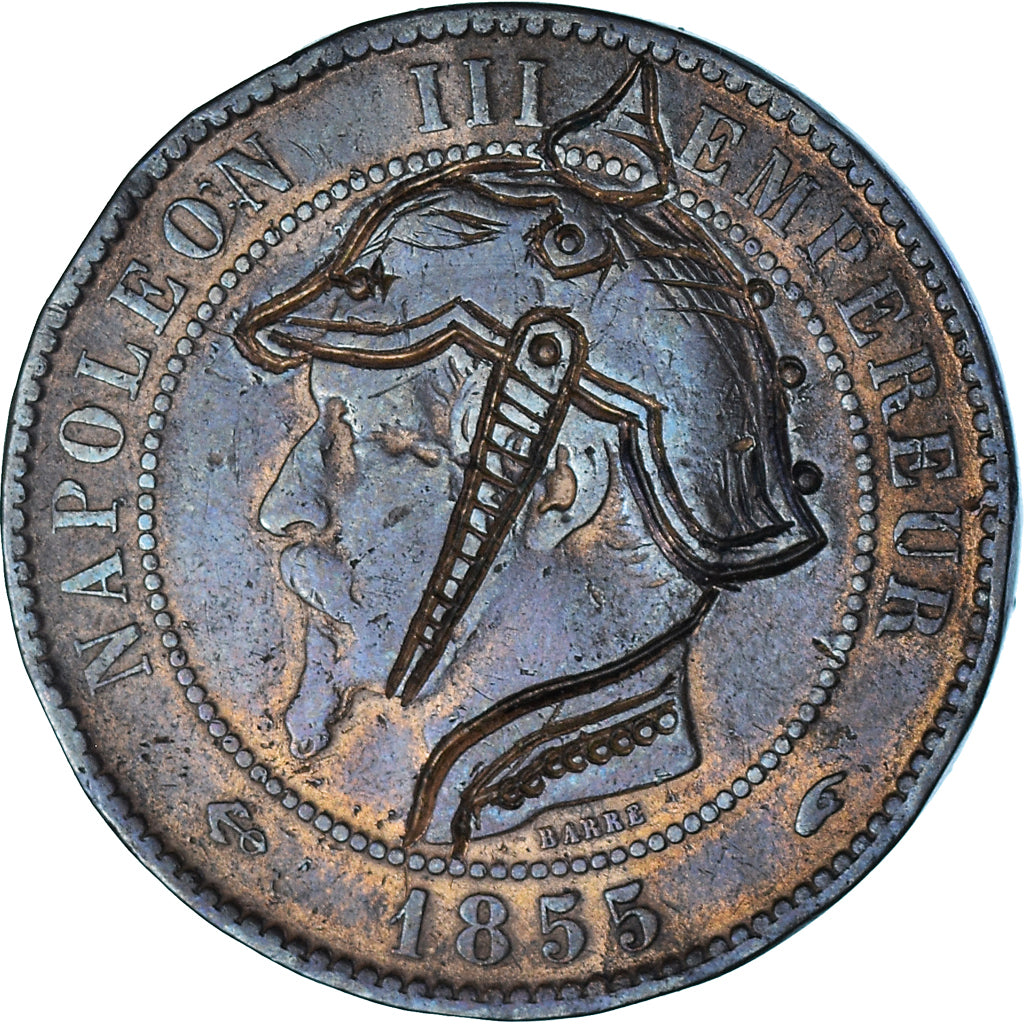 Monnaie, France, Napoléon III, 10 Centimes, 1855 (1871), Paris, Satirique
