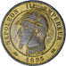 Coin, France, Napoléon III, 10 Centimes, 1855 (1871), Rouen, Satirique