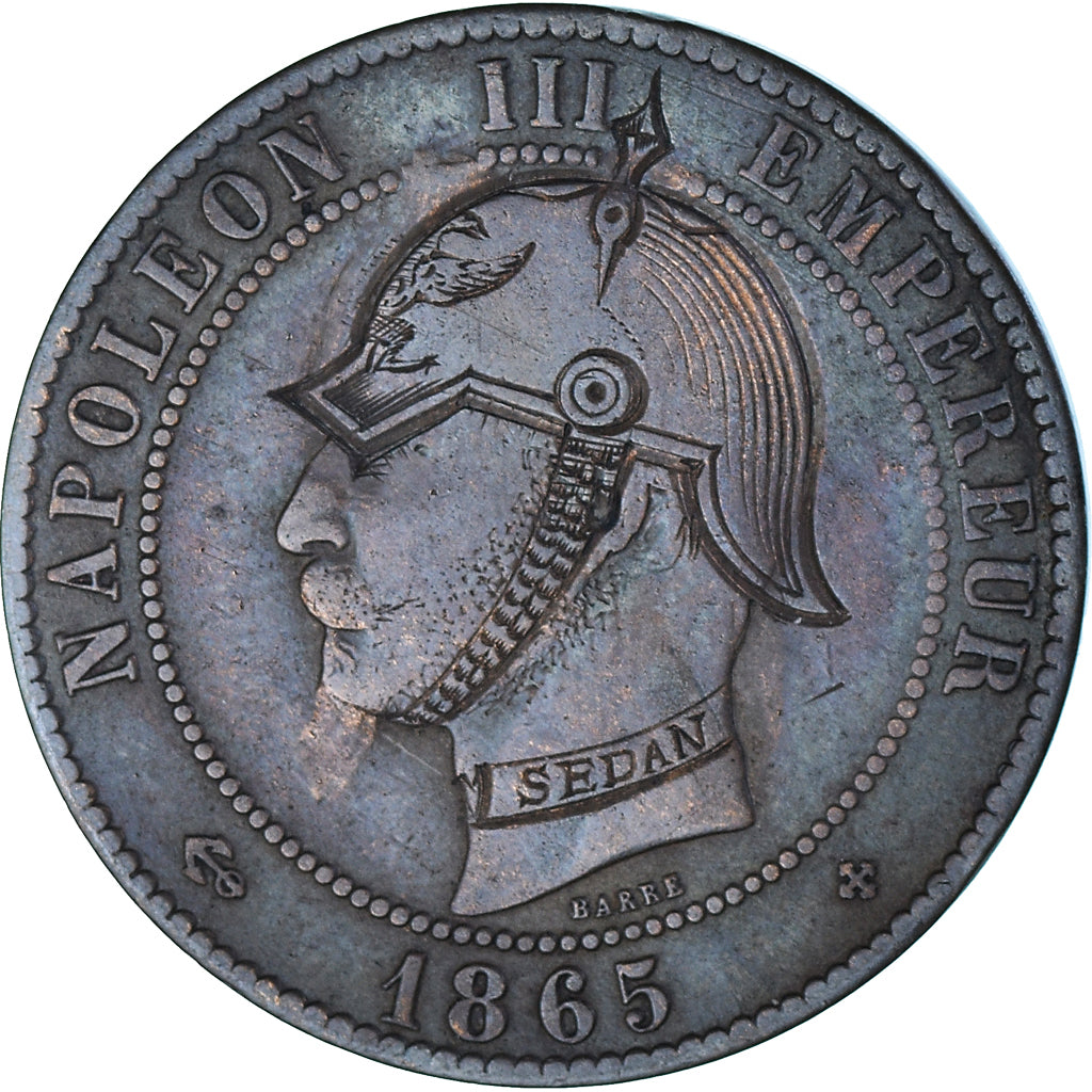 Münze, Frankreich, Napoléon III, 10 Centimes, 1865 (1871), Strasbourg