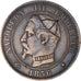 Munten, Frankrijk, Napoléon III, 10 Centimes, 1856 ( 1871 ), Strasbourg