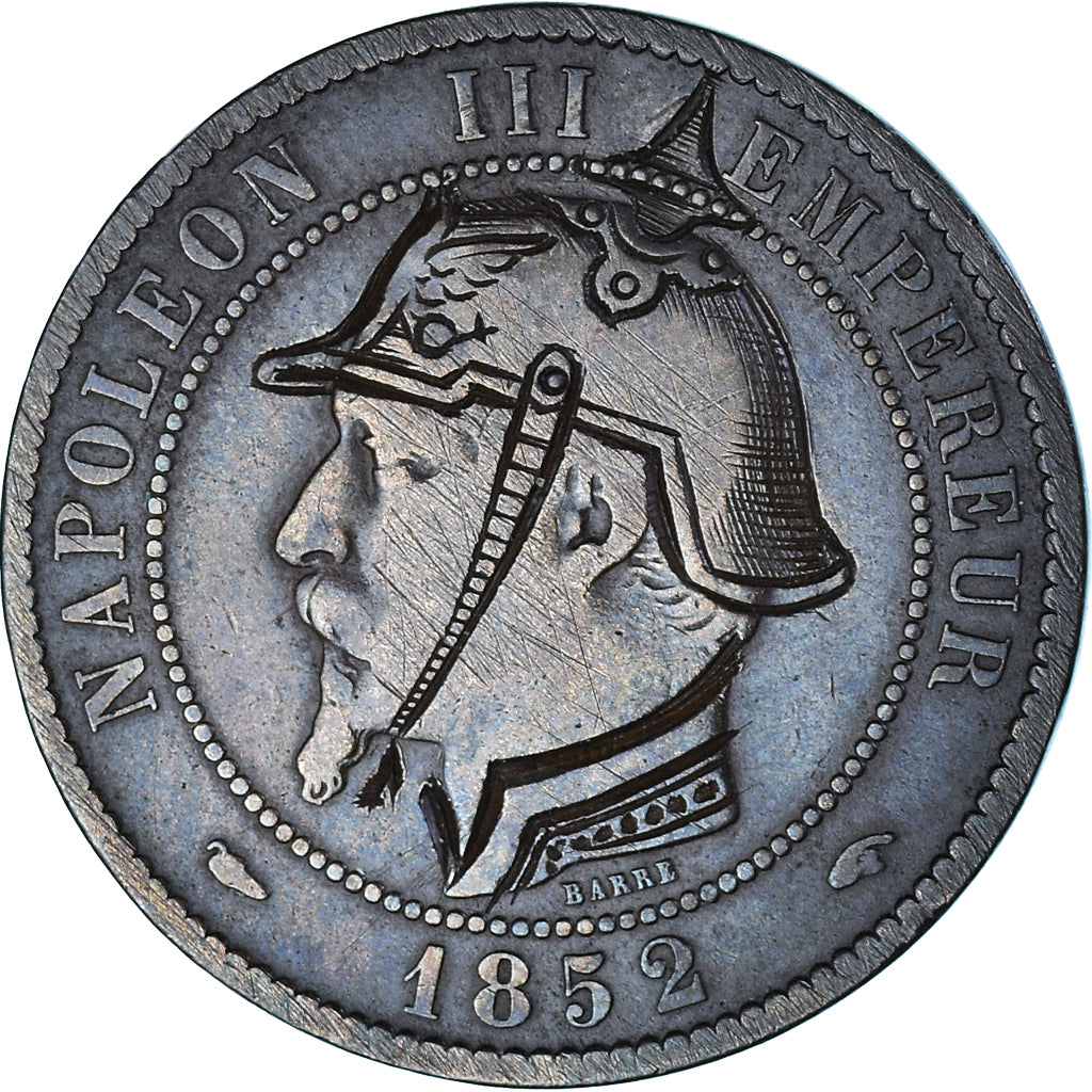 Monnaie, France, Napoléon III, 10 Centimes, 1852 (1871), Paris, Satirique, TTB