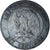 Moneda, Francia, Napoléon III, 10 Centimes, 1857 (1871), Rouen, Satirique, MBC