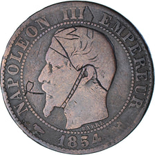 Coin, France, Napoleon III, 5 Centimes, 1854 (1871), Rouen, Satirique