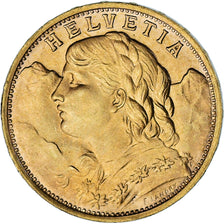 Monnaie, Suisse, 20 Francs, 1935, Bern, SPL, Or, KM:35.1