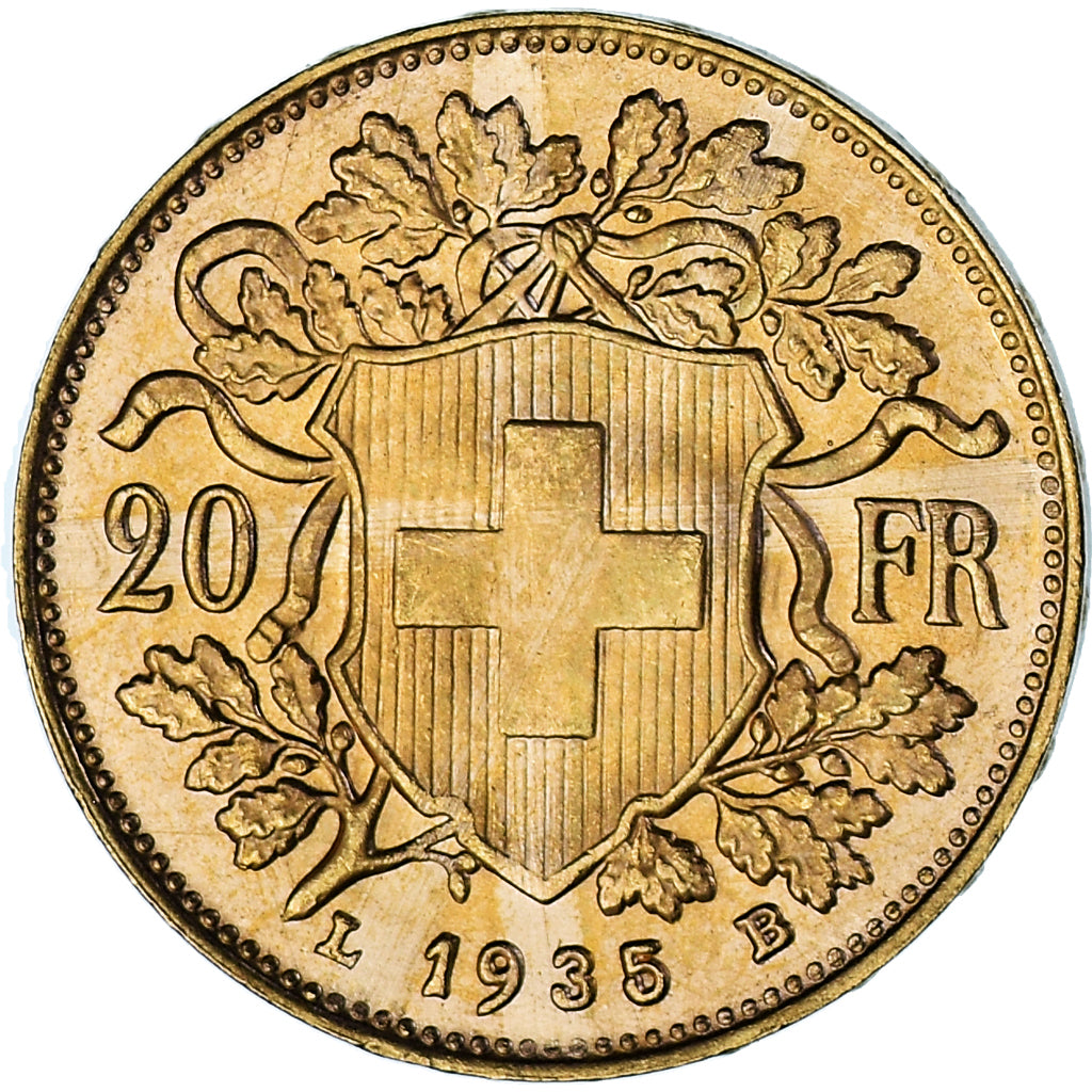 Monnaie, Suisse, 20 Francs, 1935, Bern, SPL, Or, KM:35.1