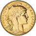 Moeda, França, Marianne, 20 Francs, 1912, Paris, MS(60-62), Dourado, KM:857