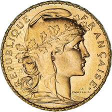Coin, France, Marianne, 20 Francs, 1907, Paris, MS(64), Gold, KM:857