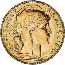 Münze, Frankreich, Marianne, 20 Francs, 1911, Paris, VZ, Gold, KM:857