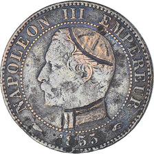 Moneta, Francia, Napoleon III, 5 Centimes, 1855 (1871), Paris, Satirique, BB