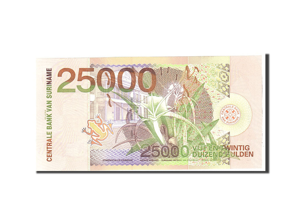 Suriname, 25,000 Gulden, 2000, KM:154, 2000-01-01, UNC(65-70)