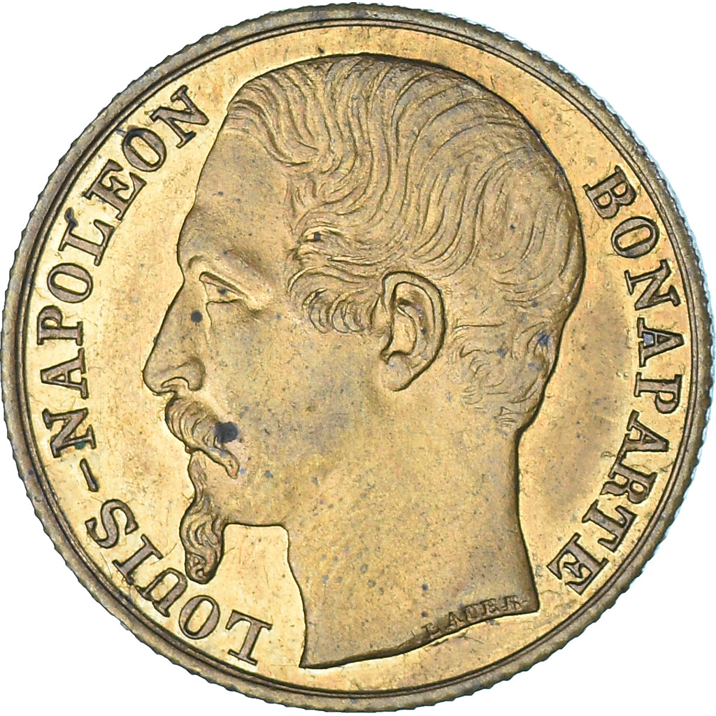 France, Jeton, Louis-Napoléon Bonaparte, Jeton de Jeu, Lauer, SPL, Laiton