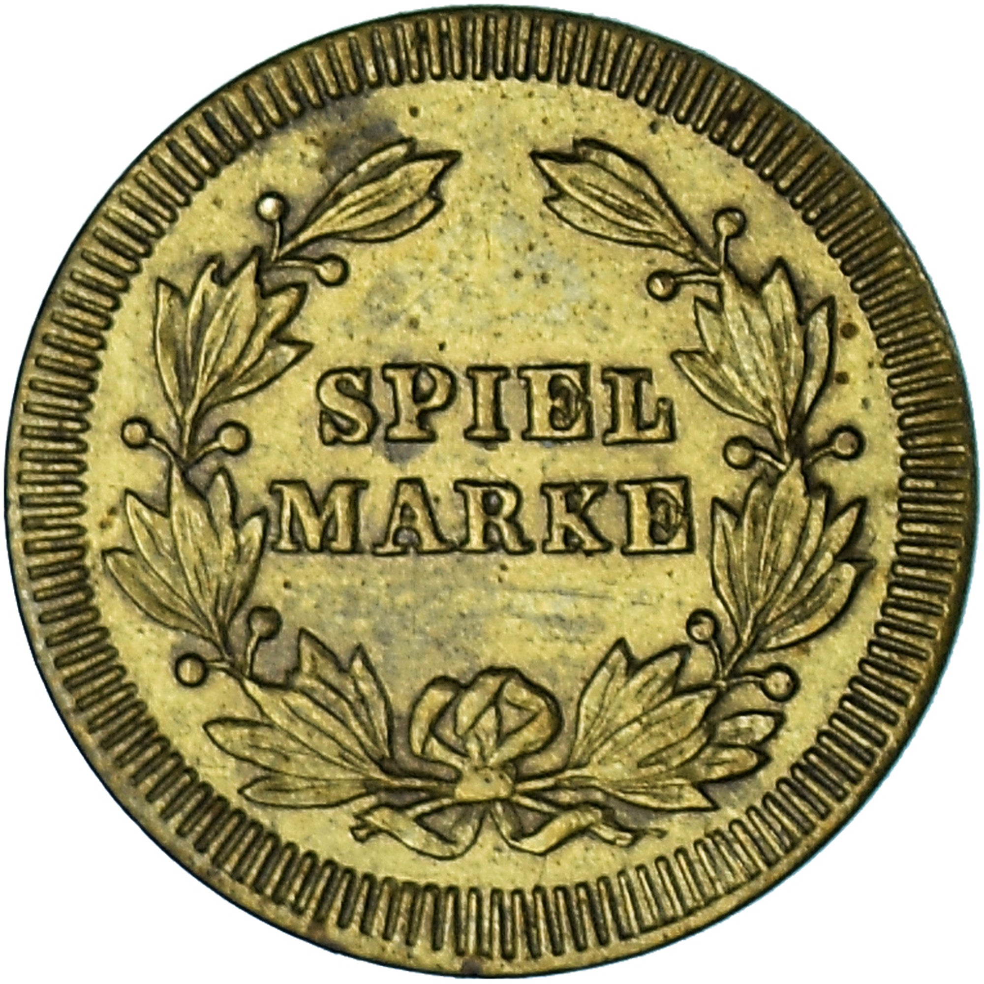 France, Token, Louis-Napoléon Bonaparte, Spiel Marke, AU(55-58), Brass