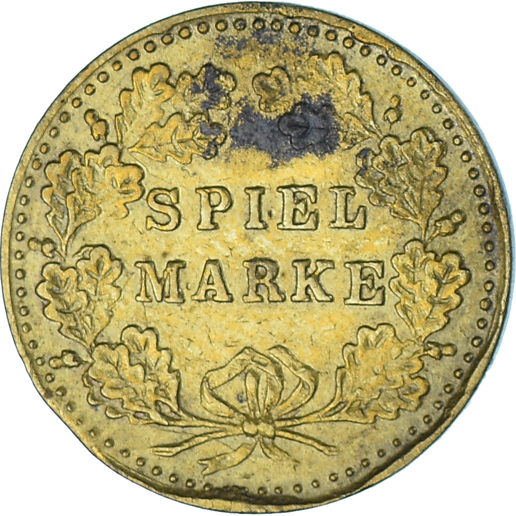 France, Token, Louis-Napoléon Bonaparte, Spiel Marke, AU(55-58), Brass