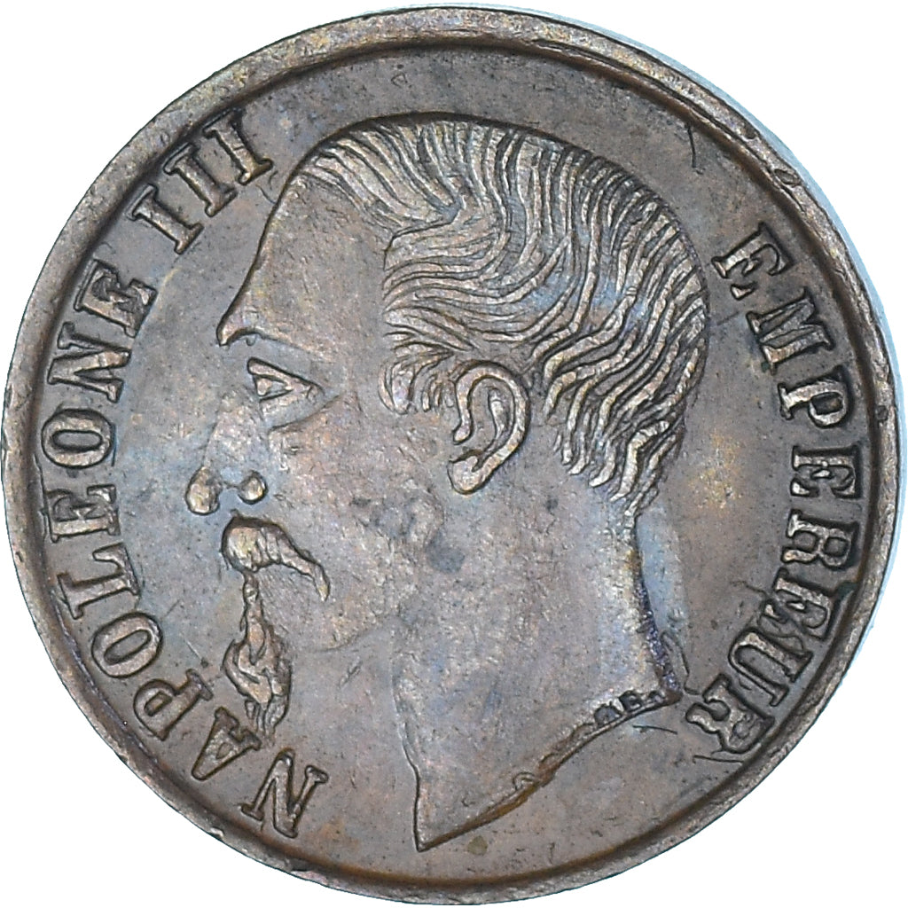 France, Token, Napoléon III, Spiel Marke, MS(60-62), Copper