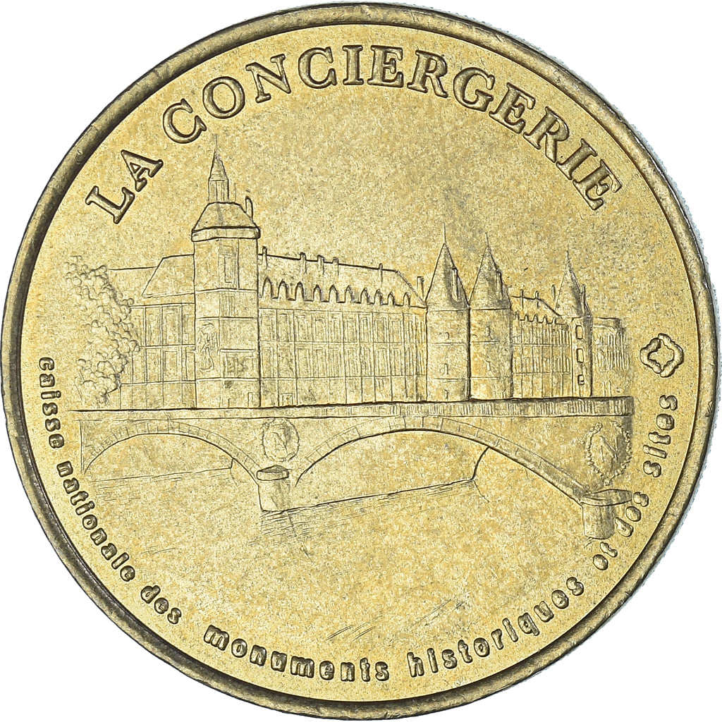 Frankreich, betaalpenning, Touristic token, Paris - La conciergerie n°1, 2001