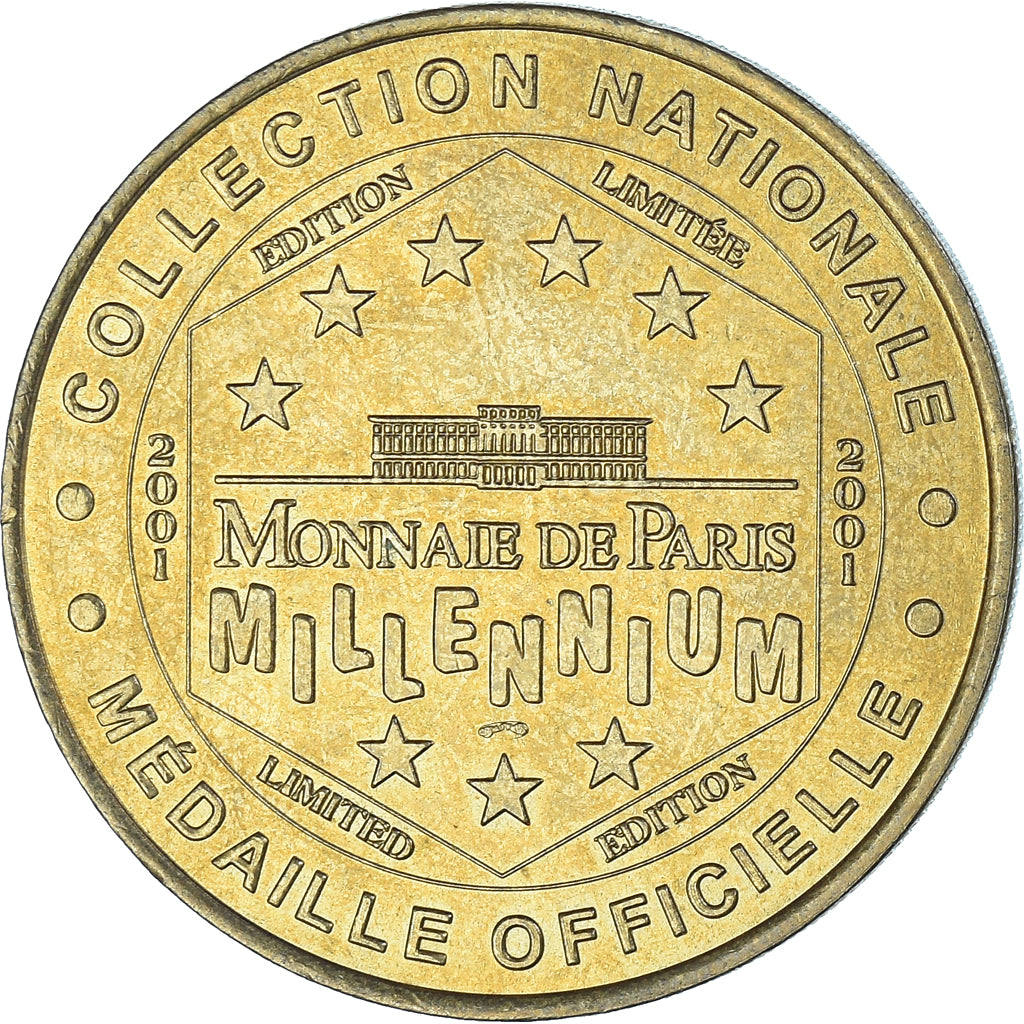 Frankreich, betaalpenning, Touristic token, Paris - La conciergerie n°1, 2001