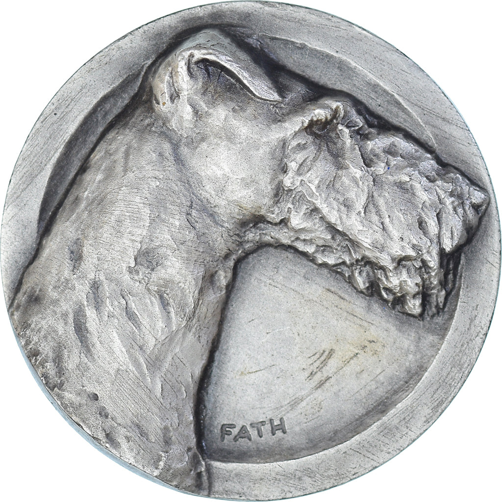 France, Medal, Chiens, Concours Canin, Animalière, Fath, MS(63), Silvered