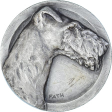 France, Medal, Chiens, Concours Canin, Animalière, Fath, MS(63), Silvered