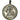 Italia, medalla, Saint Charles Borromée, MBC, Silvered Brass
