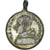 Italie, Médaille, Saint Charles Borromée, TTB, Laiton argenté