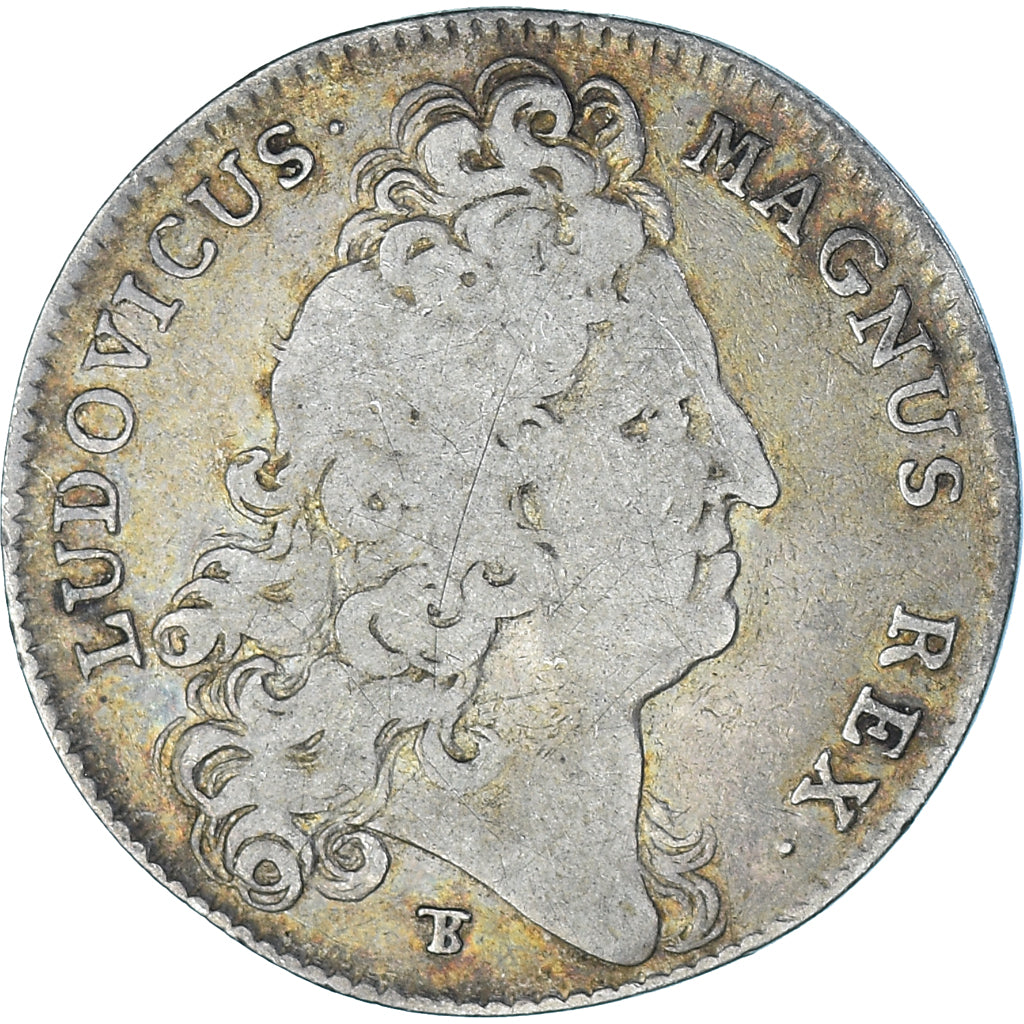Francia, zeton, Royal, Louis XV, États de Bretagne, Saint-Brieuc, 1709, MBC