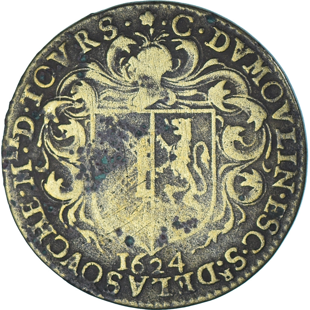 Frankrijk, Token, Royal, Touraine, Claude Dumoulin, Maire de Tours, 1624, FR+