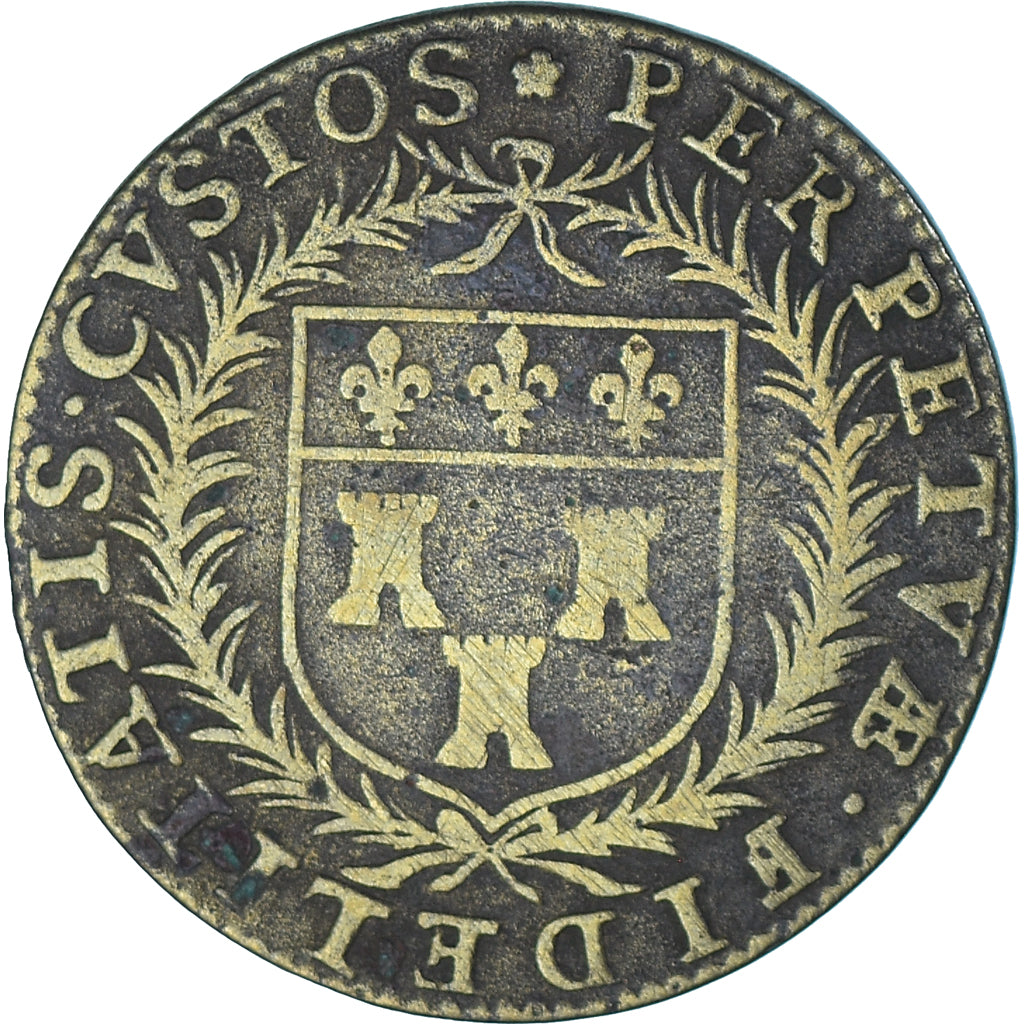 Frankrijk, Token, Royal, Touraine, Claude Dumoulin, Maire de Tours, 1624, FR+