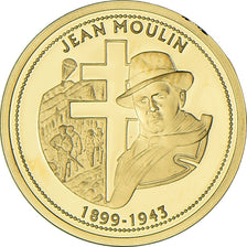 Frankrijk, Medaille, Jean Moulin, Organisateur de la Résistance, WAR, FDC, Goud