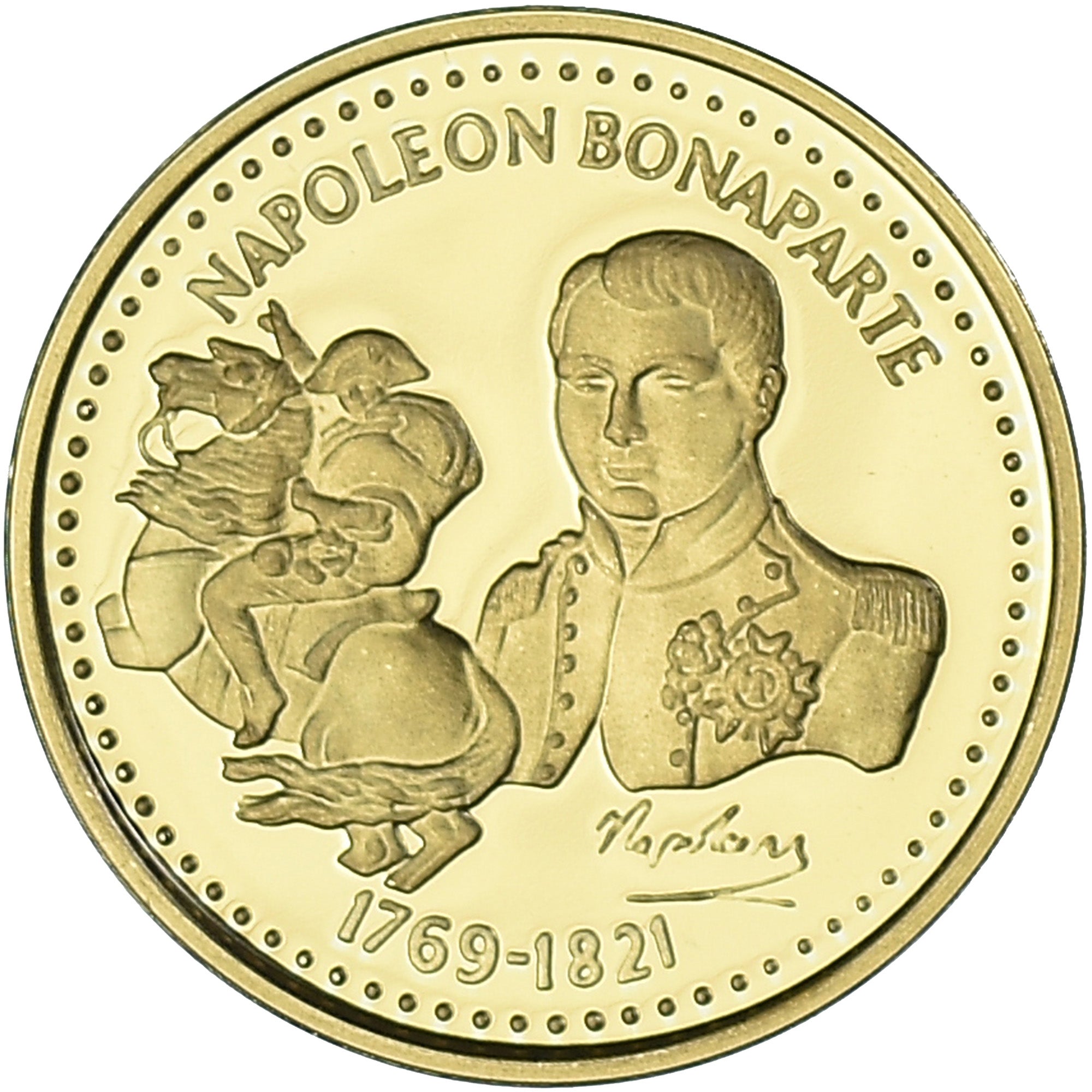 France, Medal, Napoléon Bonaparte, History, MS(65-70), Gold