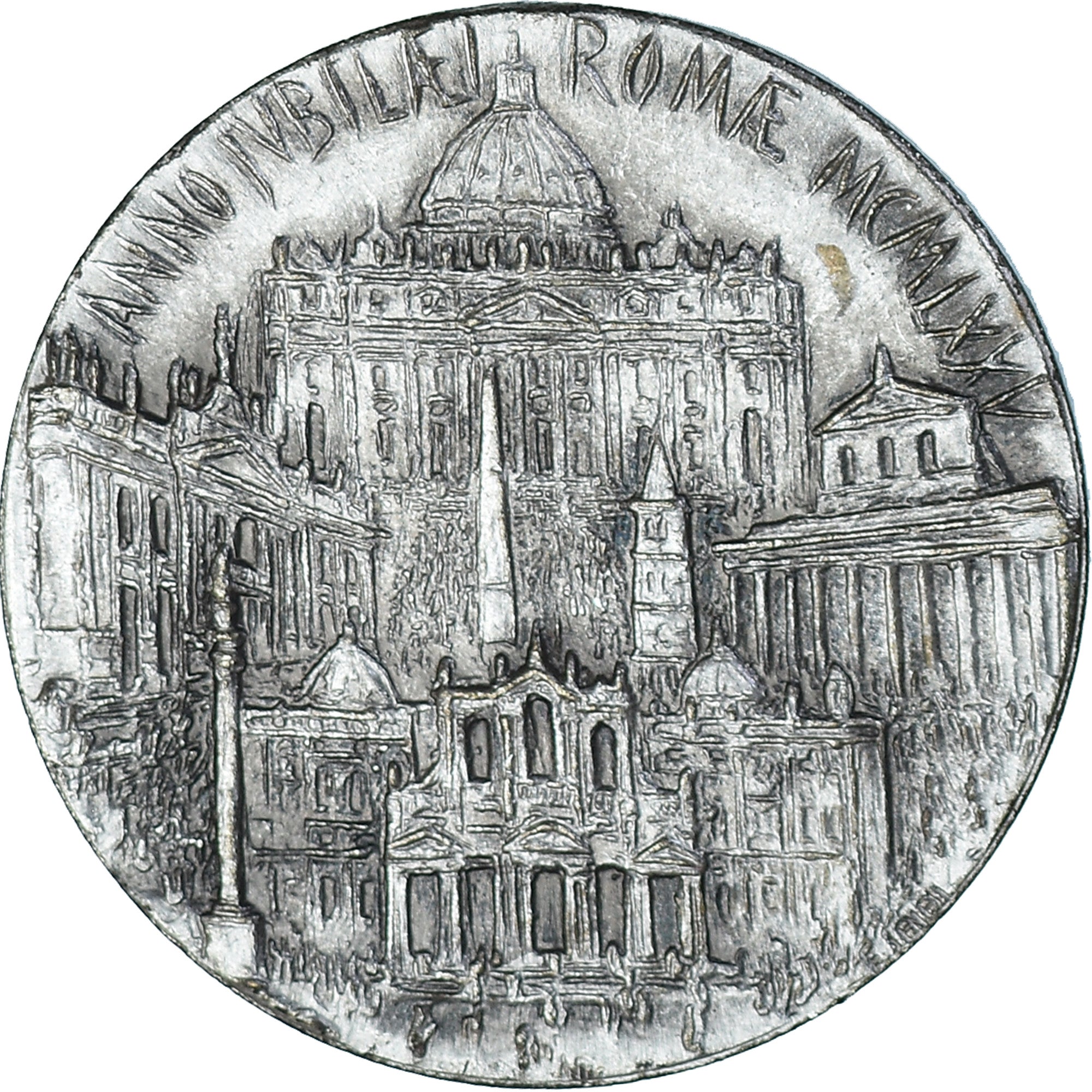 Watykan, medal, Jubilé pour l’Année Sainte, 1975, Manfrini, MS(60-62), Brąz