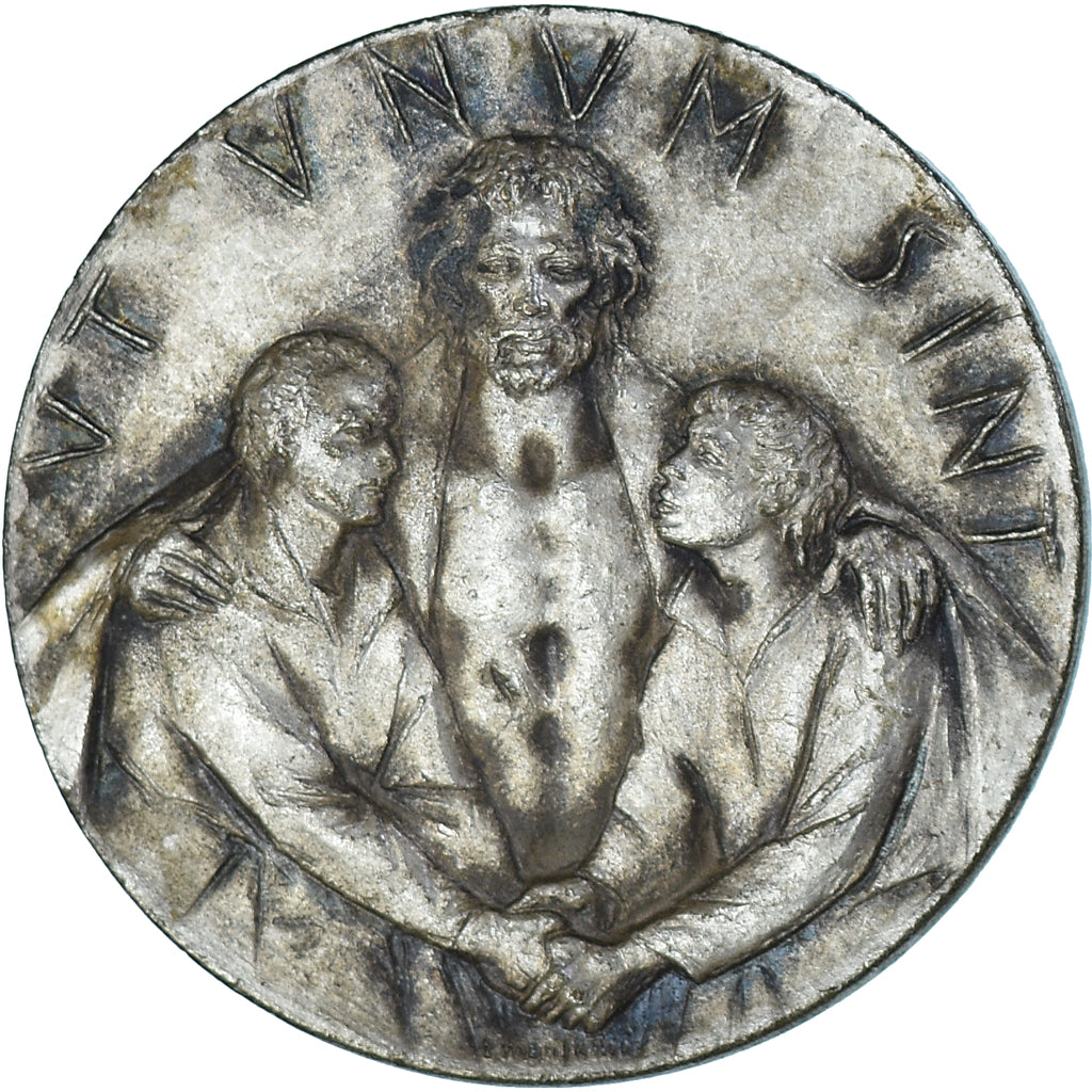 Vaticaan, Medaille, Jubilé pour l’Année Sainte, 1975, Manfrini, PR, Silvered